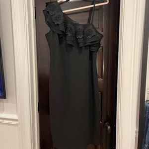 Calvin Klein Off The Shoulder Ruffle Dress